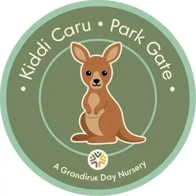 Kiddi Caru Park Gate, a GrandirUK Day Nursery logo
