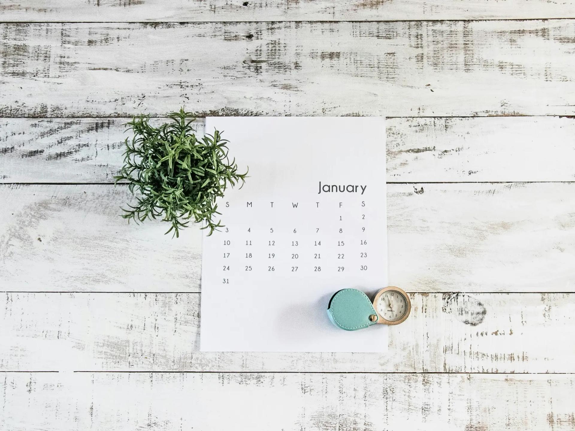 A calendar